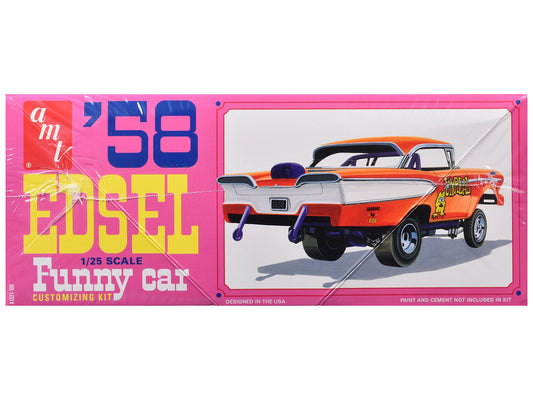 Skill 2 Model Kit of 1958 Edsel Funny Car "Unreal" 1/25 Scale Model by AMT