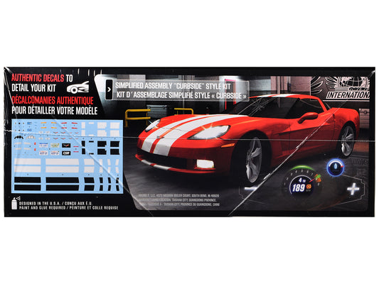 Skill 2 Model Kit of 2012 Chevrolet Corvette Coupe "CSR Racing" 1/25 Scale Model by AMT