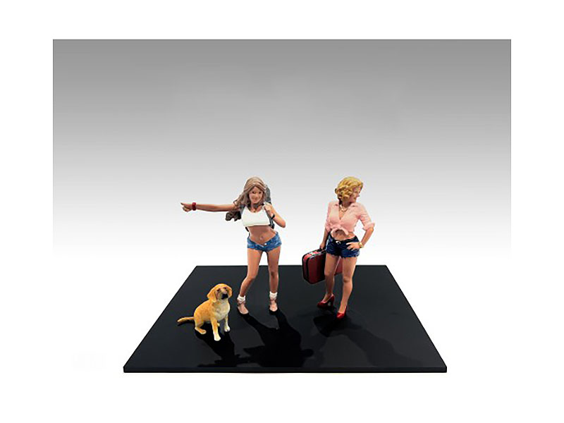 "Figure18 Series 1" 9 piece Figure Set for 1/18 Scale Models by American Diorama
