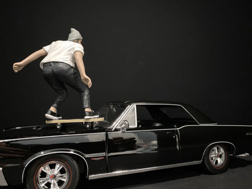Skateboarder Figurine II for 1/24 Scale Models by American Diorama