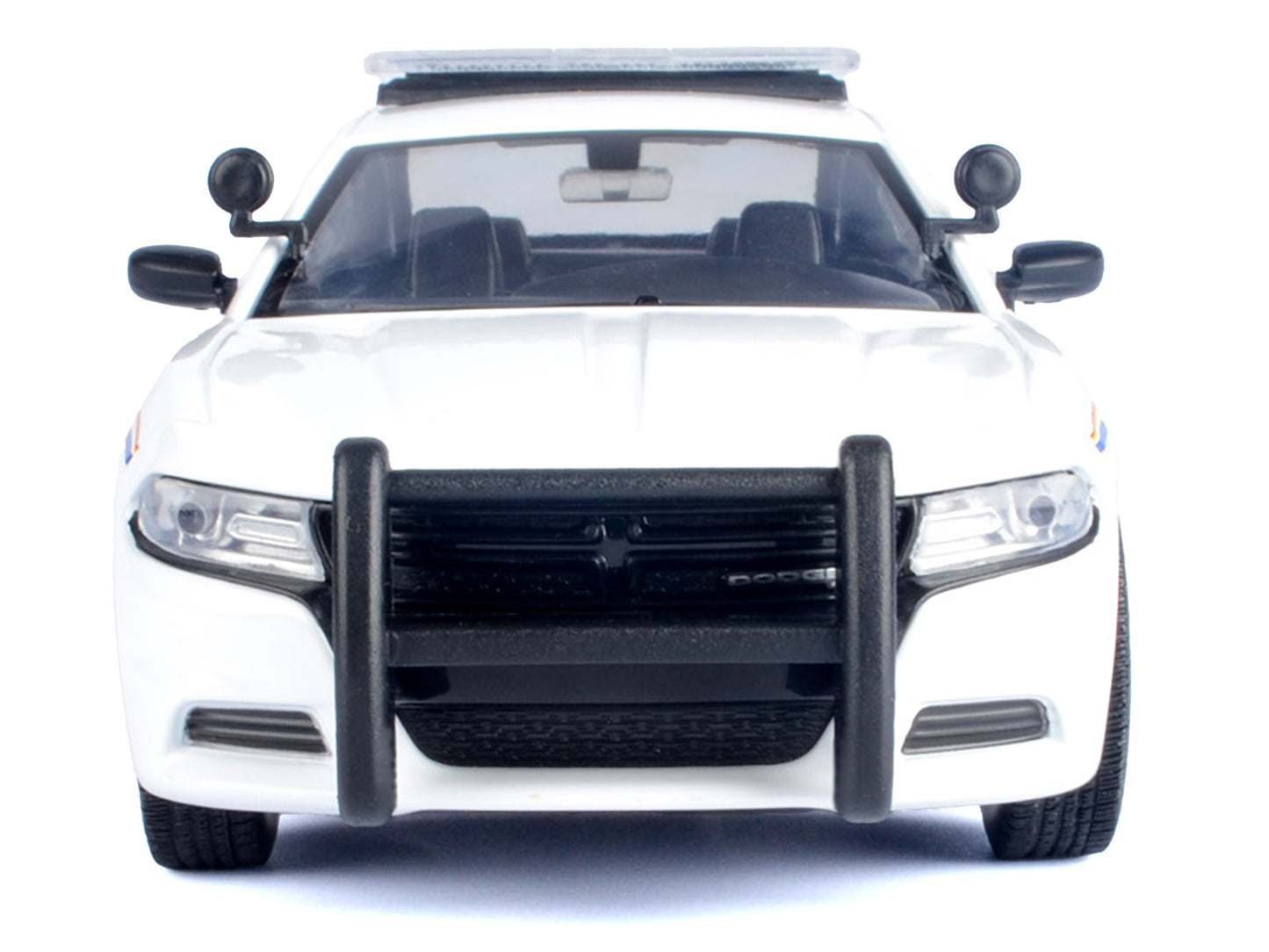 2023 Dodge Charger Pursuit Police Car "RCMP (Royal Canadian Mounted Police)" White "Law Enforcement and Public Service" Series 1/24 Diecast Model Car by Motormax
