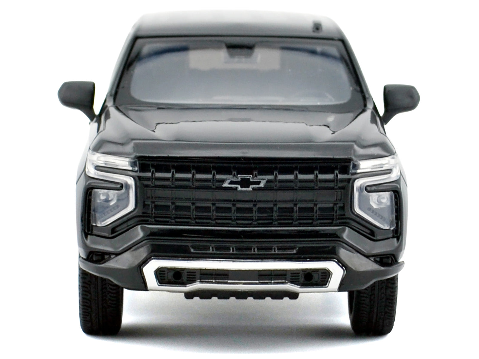 2025 Chevrolet Tahoe PPV Black and White "Custom Builder's Kit - Law Enforcement and Public Service" Series 1/24 Diecast Model Car by Motormax