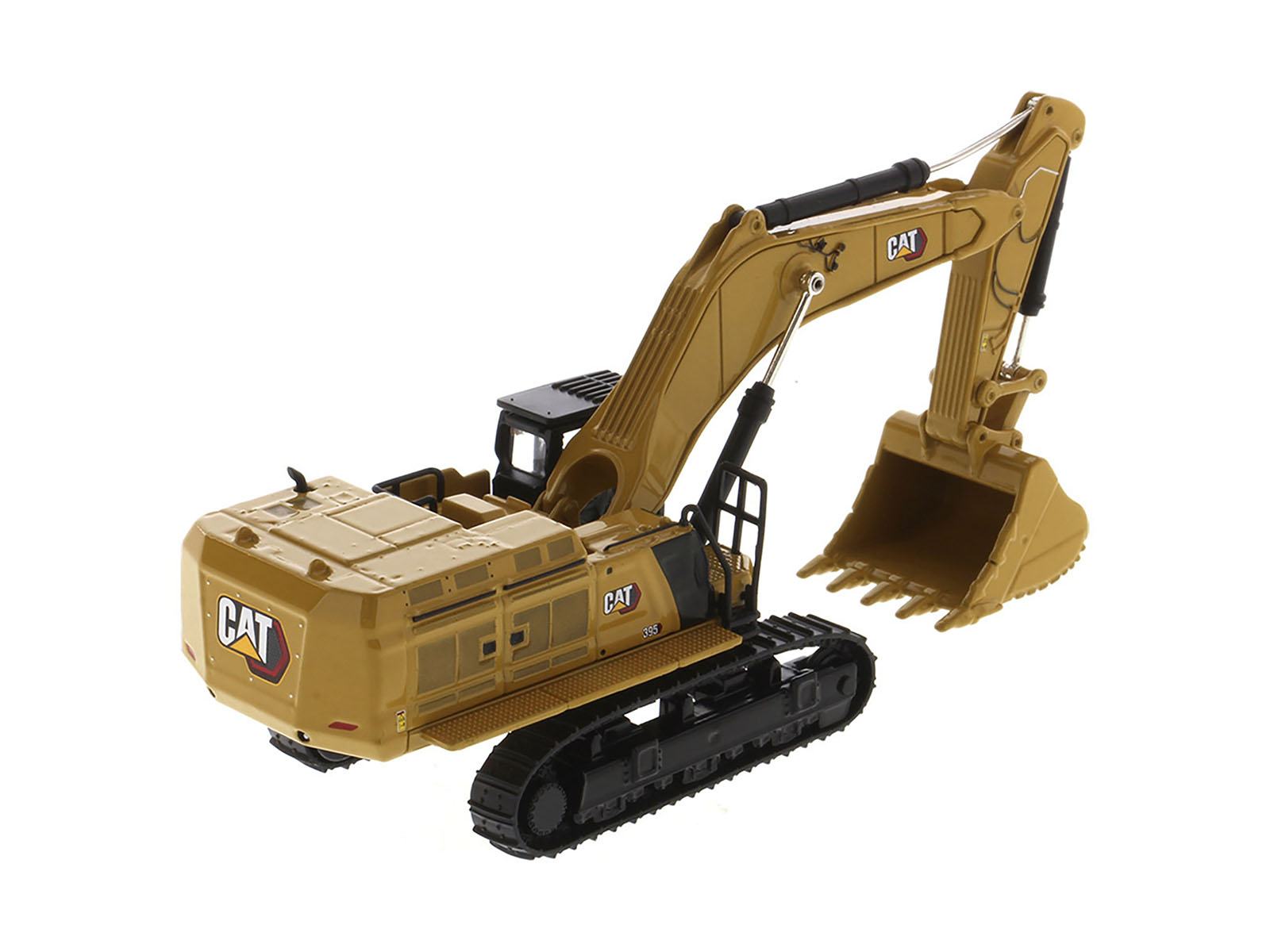 CAT Caterpillar 395 Next-Generation Hydraulic Excavator (Mass Excavation Version) Yellow "High Line Series" 1/87 (HO) Scale Diecast Model by Diecast Masters