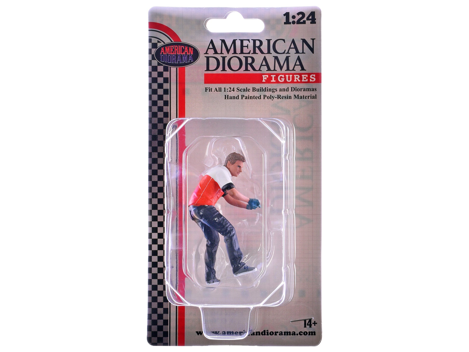 "Race Crew" Figure #6 for 1/24 Scale Models by American Diorama