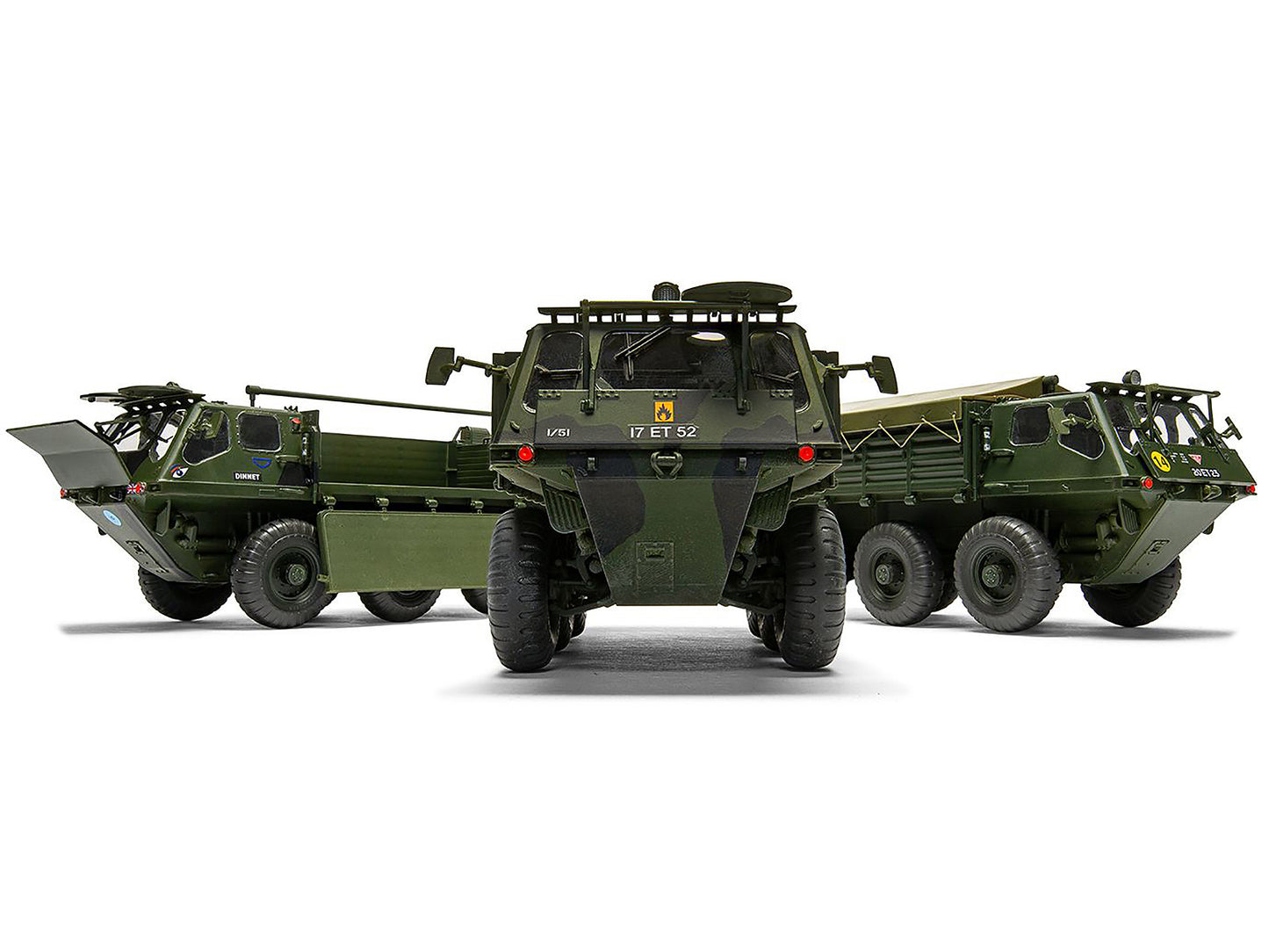 Level 3 Model Kit Alvis FV622 Stalwart Mk.2 Military Truck with 3 Scheme Options 1/35 Scale Plastic Model Kit by Airfix