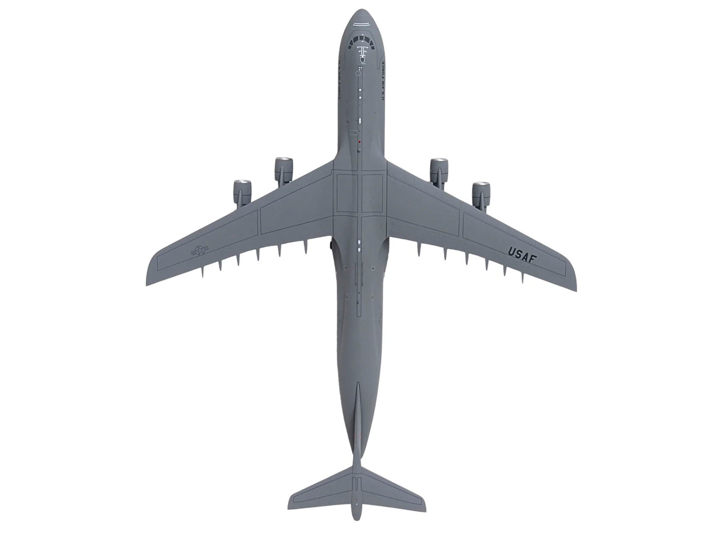 Lockheed C-5A Galaxy Transport Aircraft "68-0222 Martinsburg West Virginia Air National Guard" United States Air Force "Gemini 200" Series 1/200 Diecast Model by GeminiJets