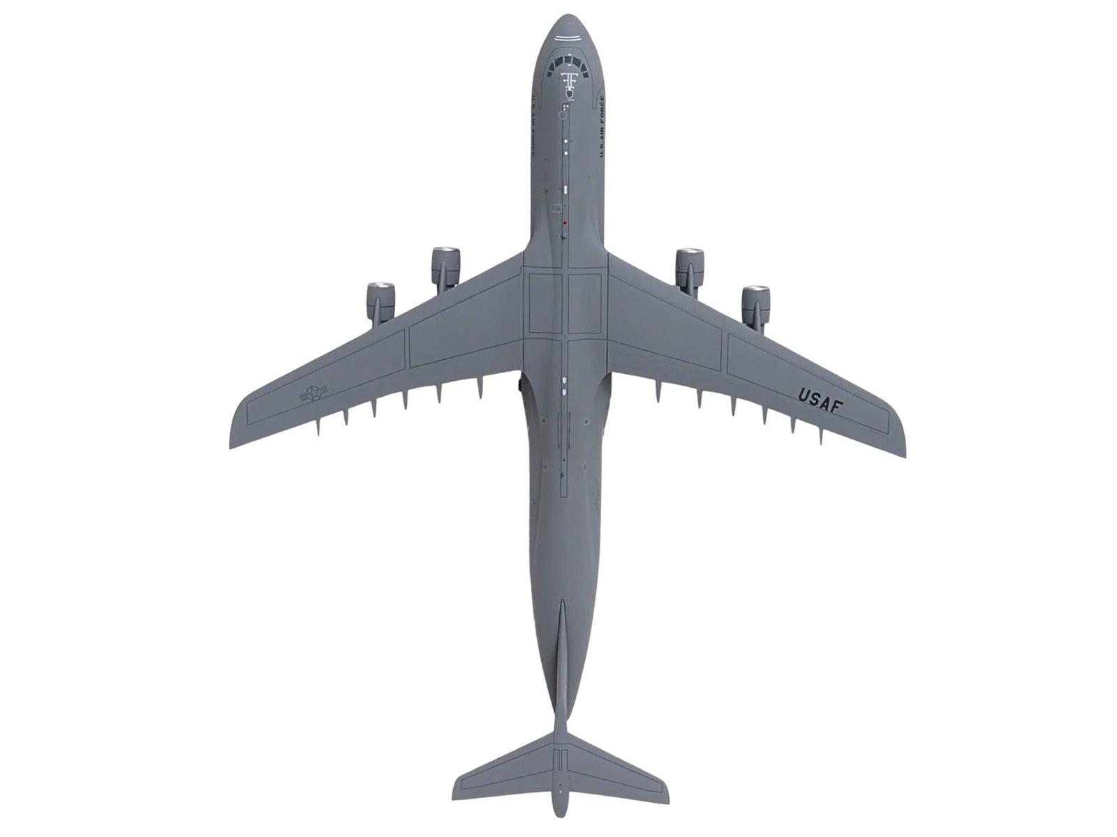 Lockheed C-5A Galaxy Transport Aircraft "68-0222 Martinsburg West Virginia Air National Guard" United States Air Force "Gemini 200" Series 1/200 Diecast Model by GeminiJets