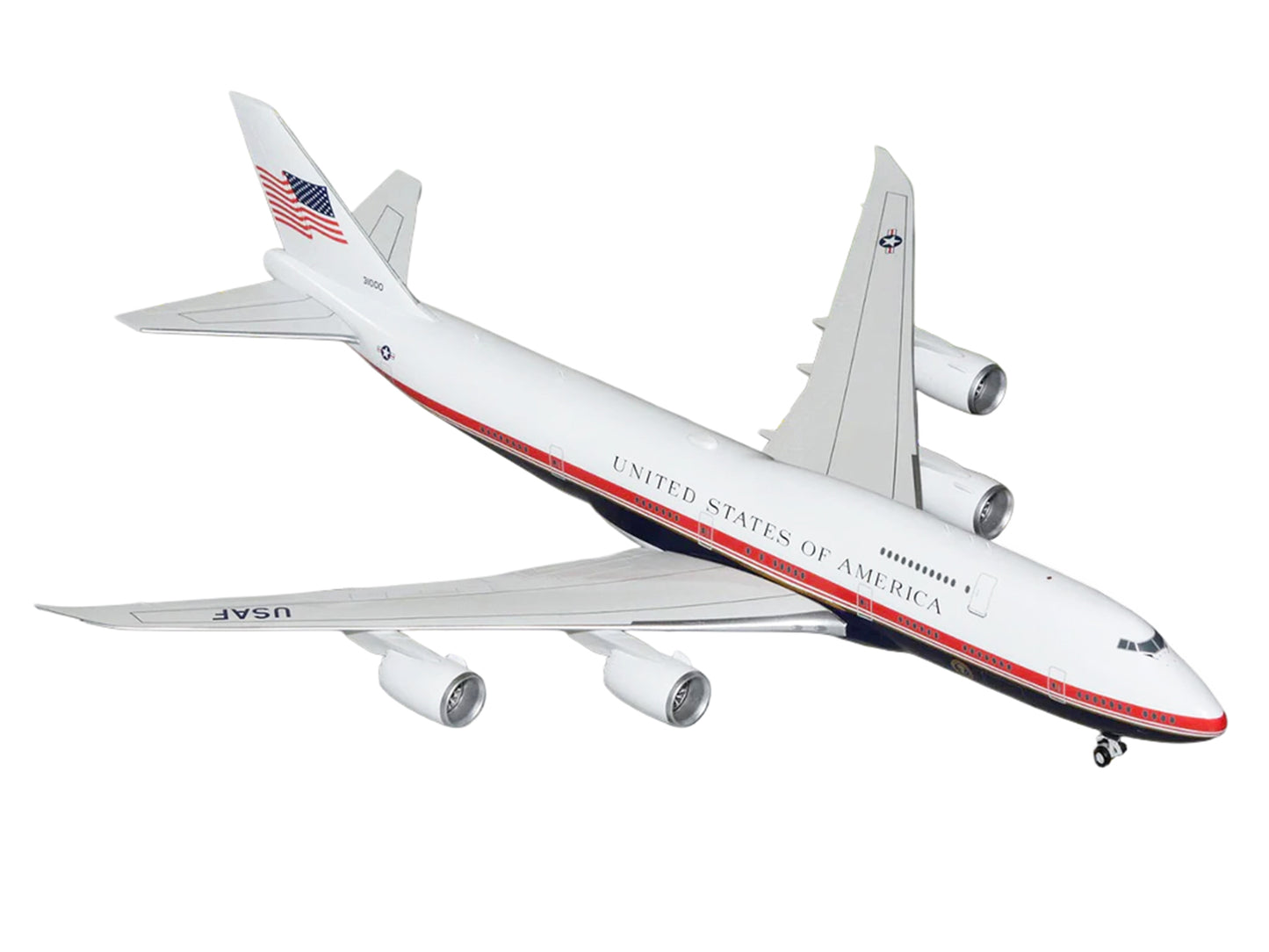 Boeing VC25B Transport Aircraft "Air Force One" (31000) United States Air Force "Gemini 200" Series 1/200 Diecast Model by GeminiJets