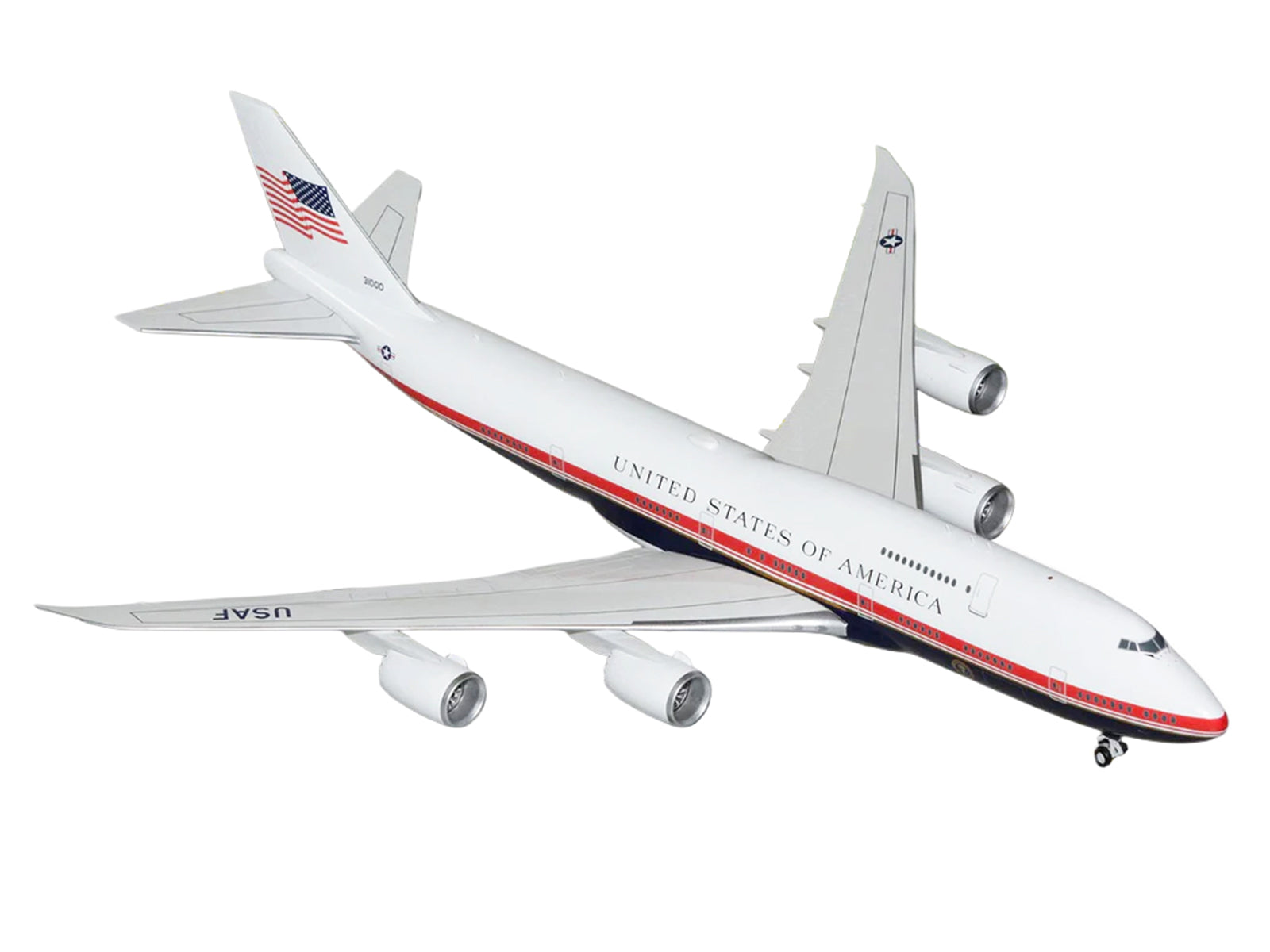 Boeing VC25B Transport Aircraft "Air Force One" (31000) United States Air Force "Gemini 200" Series 1/200 Diecast Model by GeminiJets