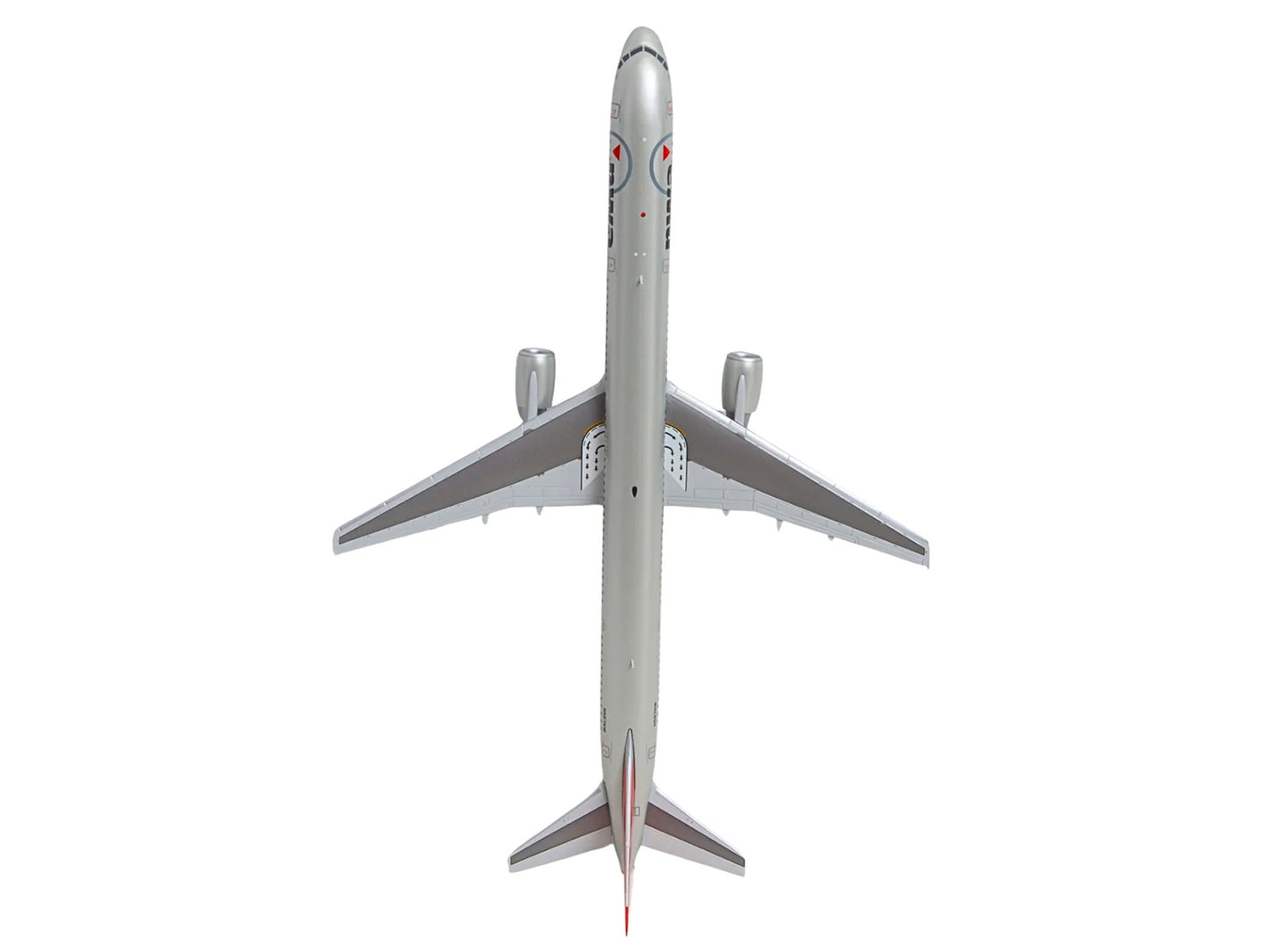 Boeing 757-300 Commercial Aircraft "Northwest Airlines" (N587NW) Silver with Red Tail "Gemini 200" Series 1/200 Diecast Model by GeminiJets