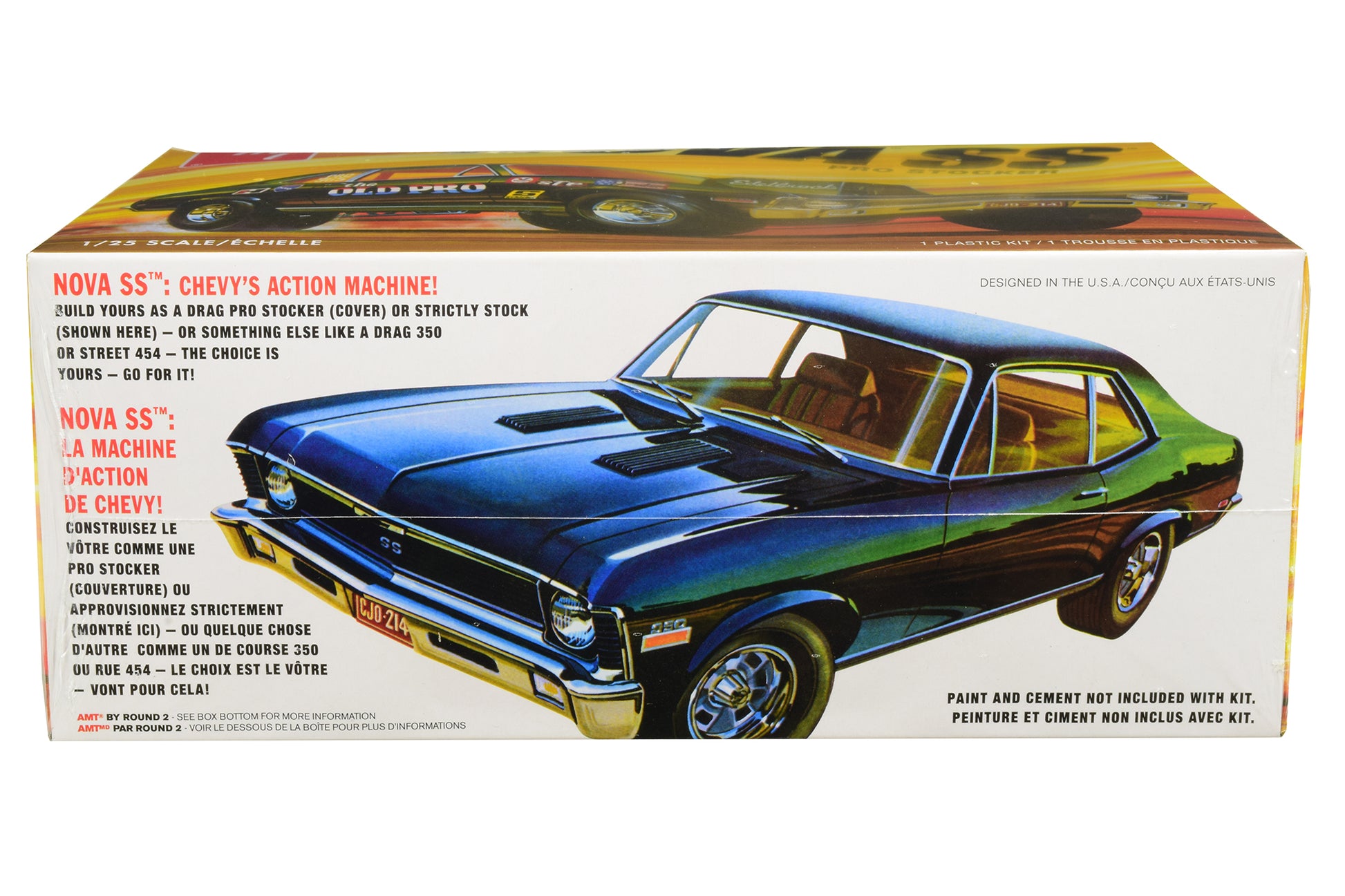 Skill 2 Model Kit 1972 Chevrolet Nova SS "Pro Stocker" 1/25 Scale Model by AMT