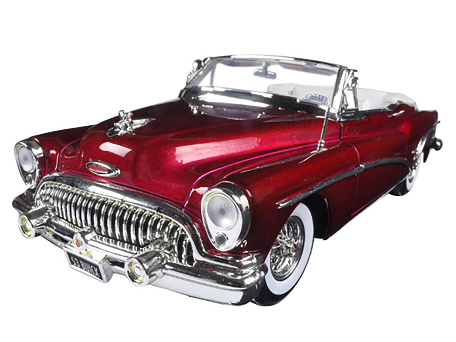 1953 Buick Skylark Burgundy 1/18 Diecast Model Car by Motormax
