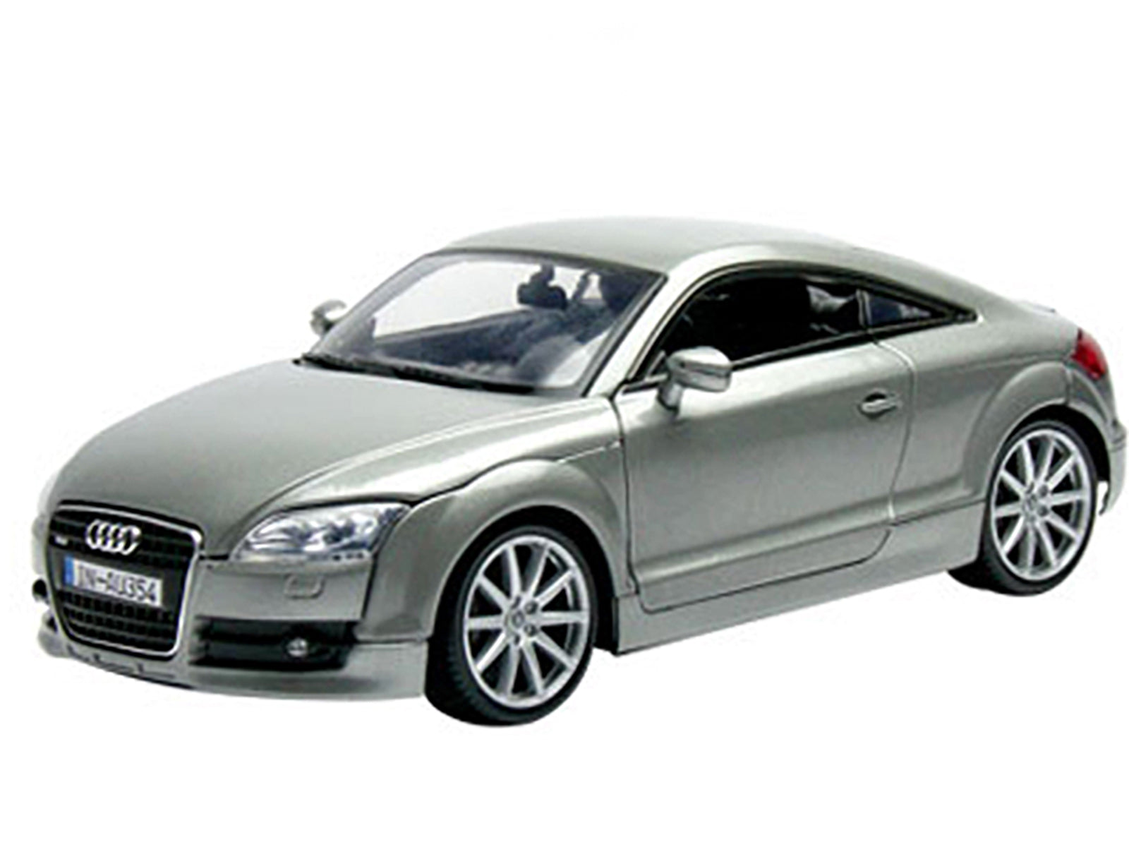 2007 Audi TT Coupe Grey 1/18 Diecast Car Model by Motormax